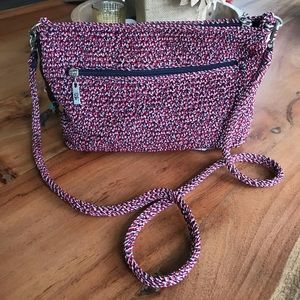 The Sak red white and blue crossbody bag